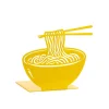Yellow Ramen Metal Bookend Tableware Brands