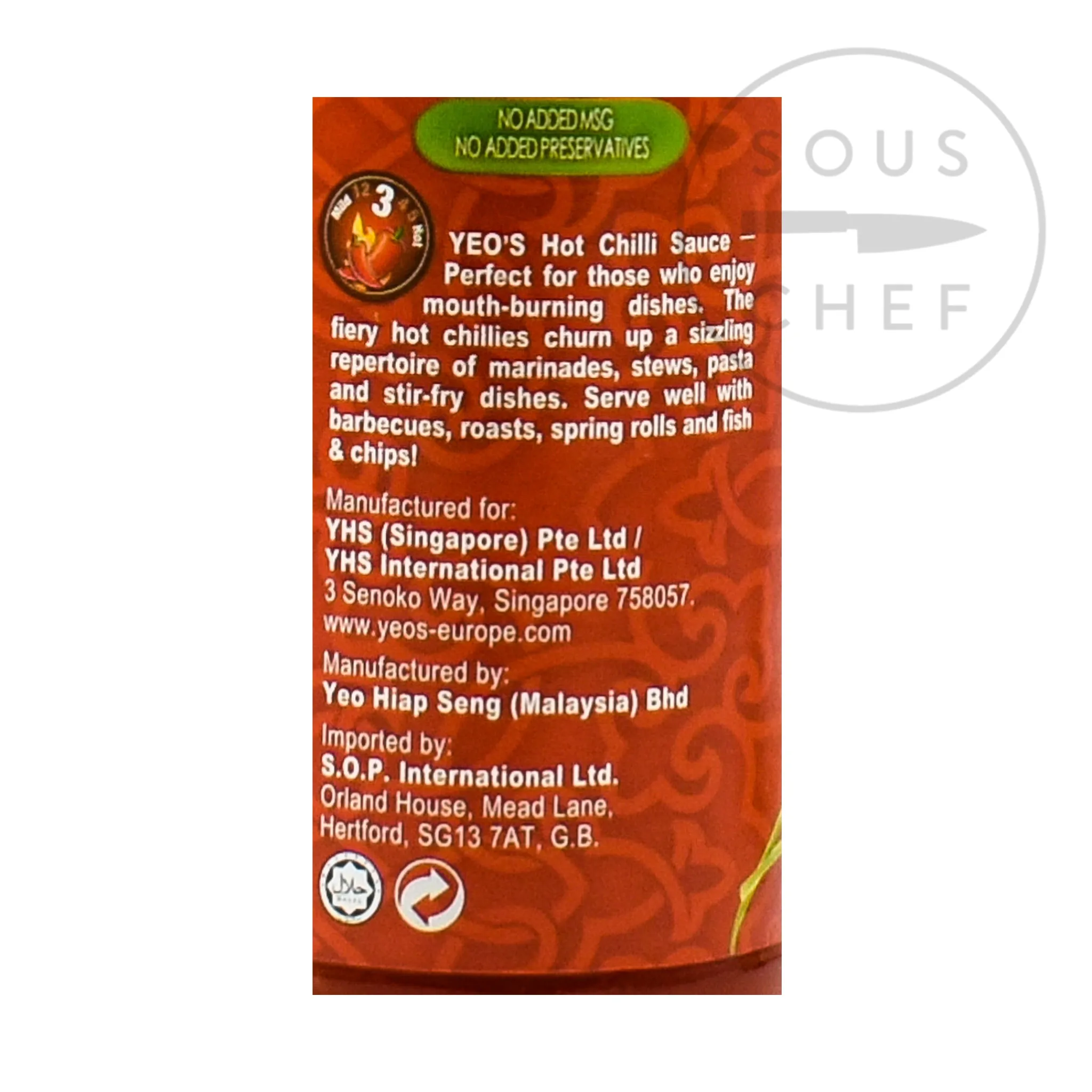 Online Hot Chilli Sauce, 300ml Ingredients Brands|Southeast Asian Ingredients