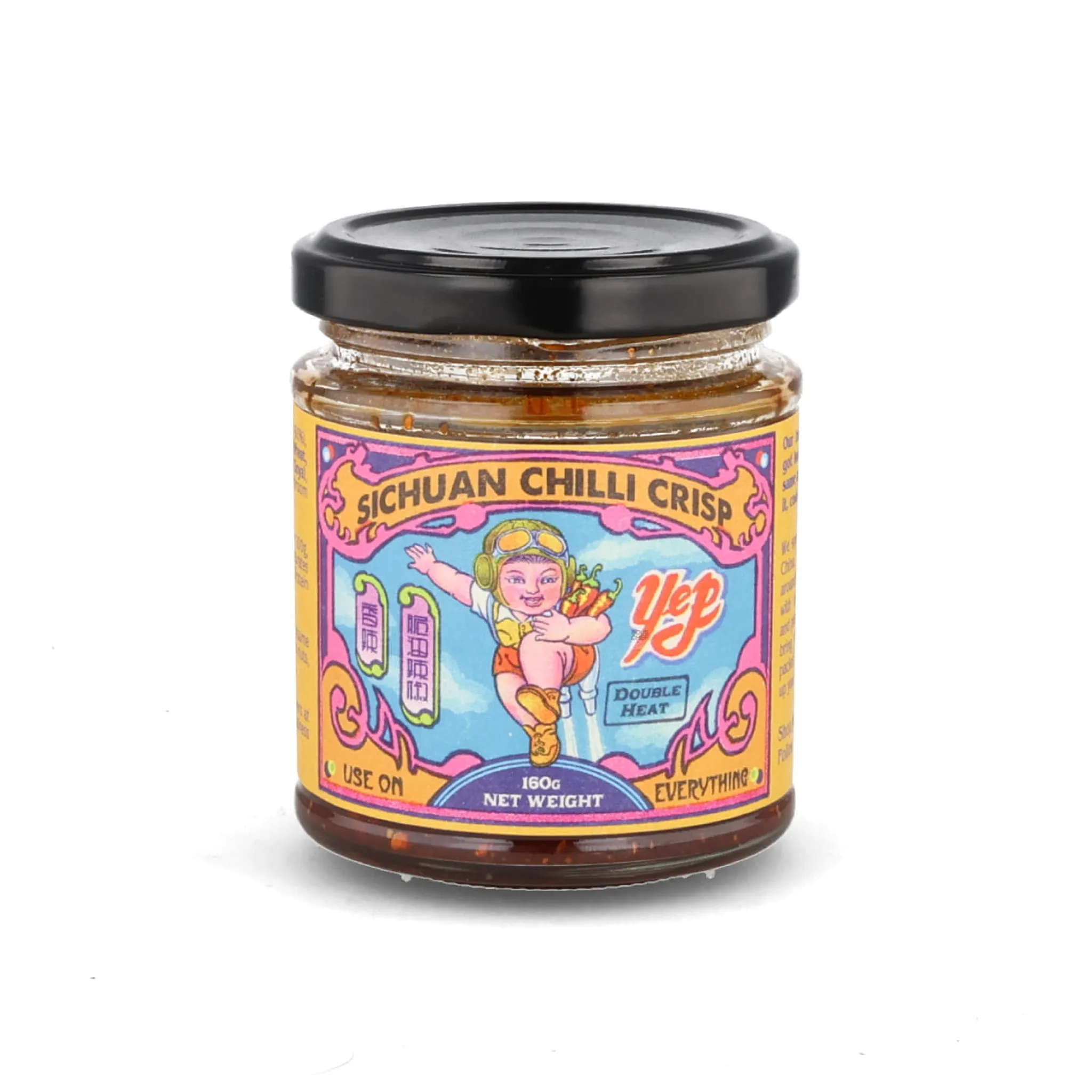 Best Sichuan Chilli Crisp Double Heat, 160g Chinese Ingredients|Sauces & Condiments