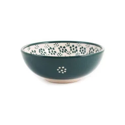 Sale Yesil Ve Beyaz Boyali Cereal Bowl, 15.5cm Tableware Brands|Crockery & Dinnerware