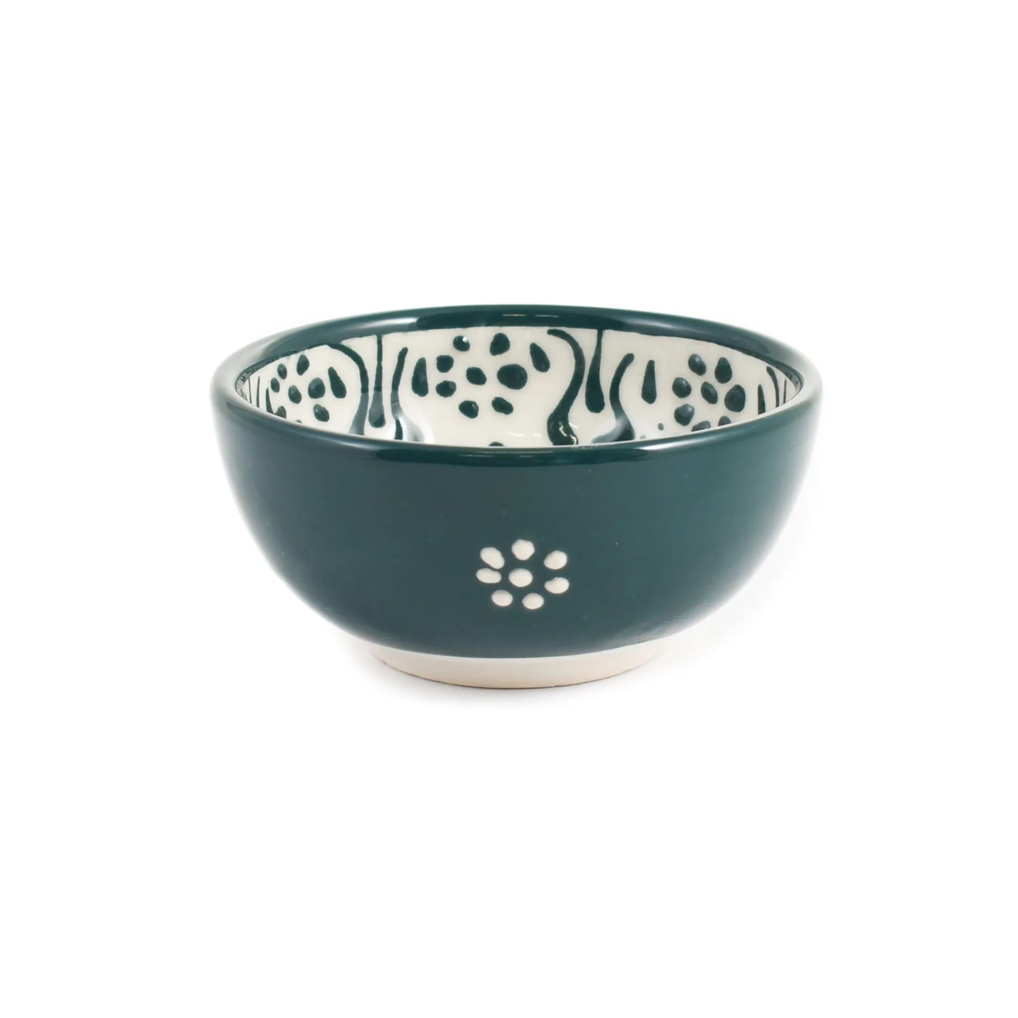 New Yesil Ve Beyaz Boyali Dipping Bowl, 9.5cm Tableware Brands|Crockery & Dinnerware