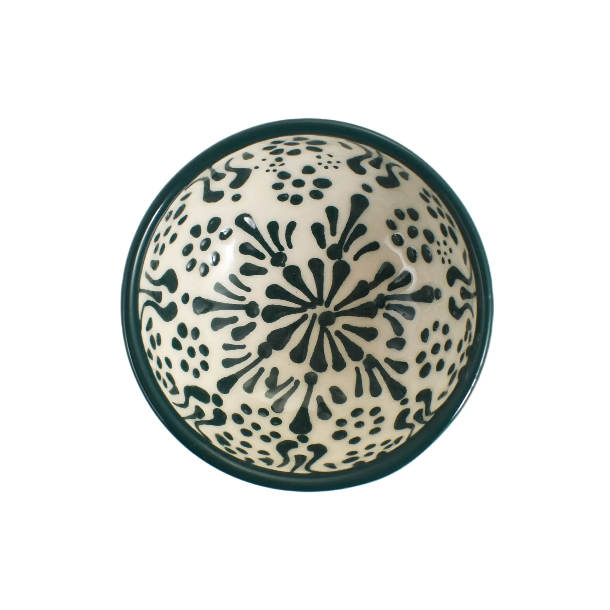 New Yesil Ve Beyaz Boyali Dipping Bowl, 9.5cm Tableware Brands|Crockery & Dinnerware