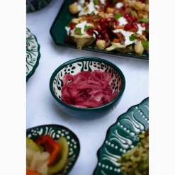 New Yesil Ve Beyaz Boyali Dipping Bowl, 9.5cm Tableware Brands|Crockery & Dinnerware
