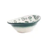 Outlet Yesil Ve Beyaz Boyali Oval Bowl, 16cm Tableware Brands|Crockery & Dinnerware