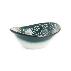Discount Yesil Ve Beyaz Boyali Oval Bowl, 12.5cm Tableware Brands|Crockery & Dinnerware