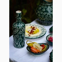 Discount Yesil Ve Beyaz Boyali Oval Bowl, 12.5cm Tableware Brands|Crockery & Dinnerware