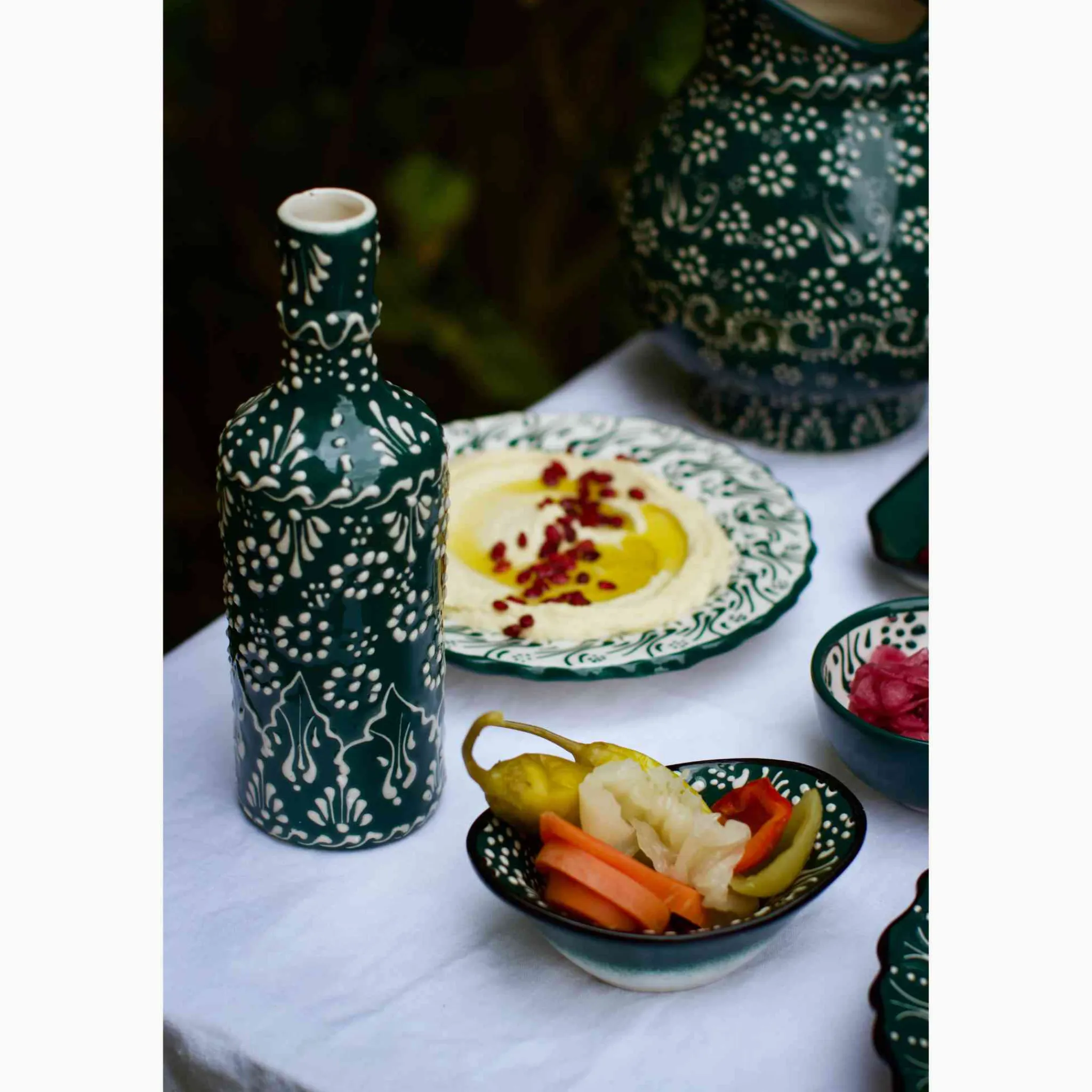 Discount Yesil Ve Beyaz Boyali Oval Bowl, 12.5cm Tableware Brands|Crockery & Dinnerware