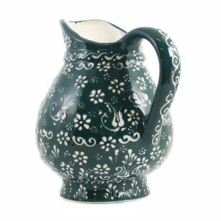 Outlet Yesil Ve Beyaz Boyali Round Jug, 2 Litre Tableware Brands|Jugs & Bottles