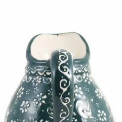 Outlet Yesil Ve Beyaz Boyali Round Jug, 2 Litre Tableware Brands|Jugs & Bottles