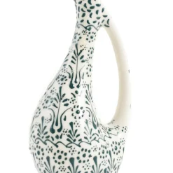 Hot Yesil Ve Beyaz Boyali Tall Jug, 385ml Tableware Brands|Jugs & Bottles