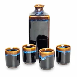 Clearance Yoru Japanese Sake Gift Set Japanese Ingredients|Japanese Tableware