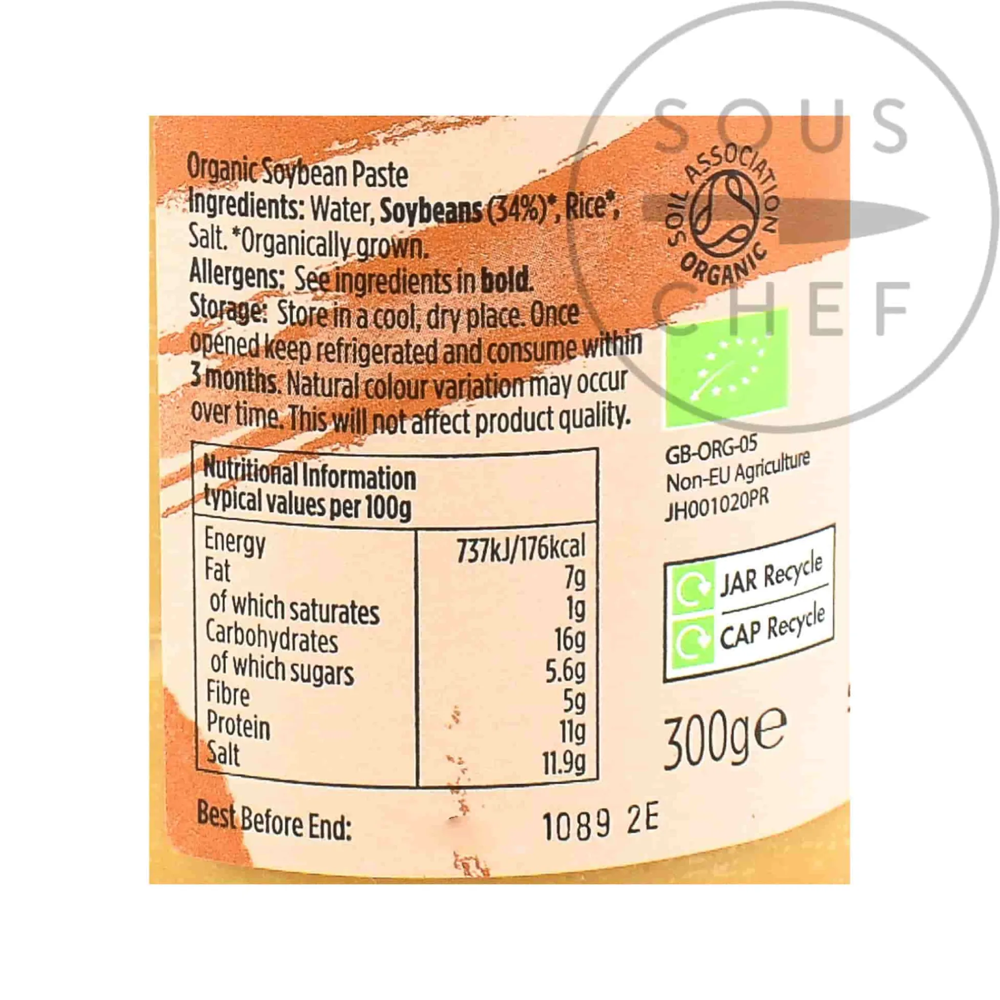 Discount Organic Miso Paste, 300g Ingredients Brands|Japanese Ingredients