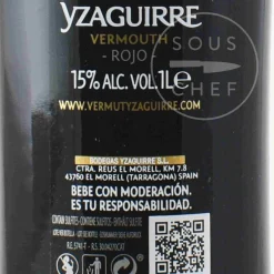 Clearance Classic Spanish Rojo Vermouth, 1 Litre Ingredients Brands|Spanish Ingredients