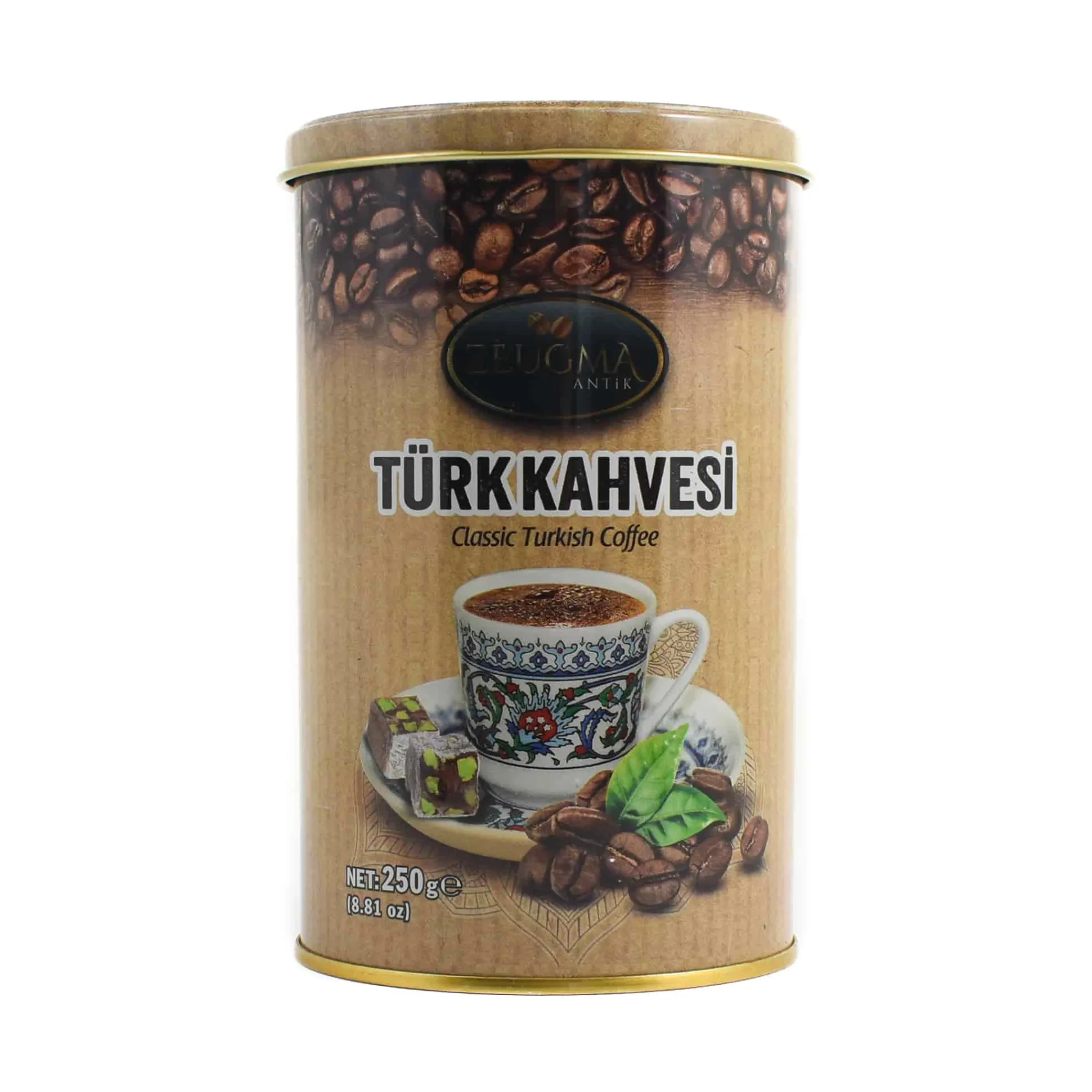 Sale Antik Turkish Coffee in Tin, 250g Ingredients Brands|Drinks
