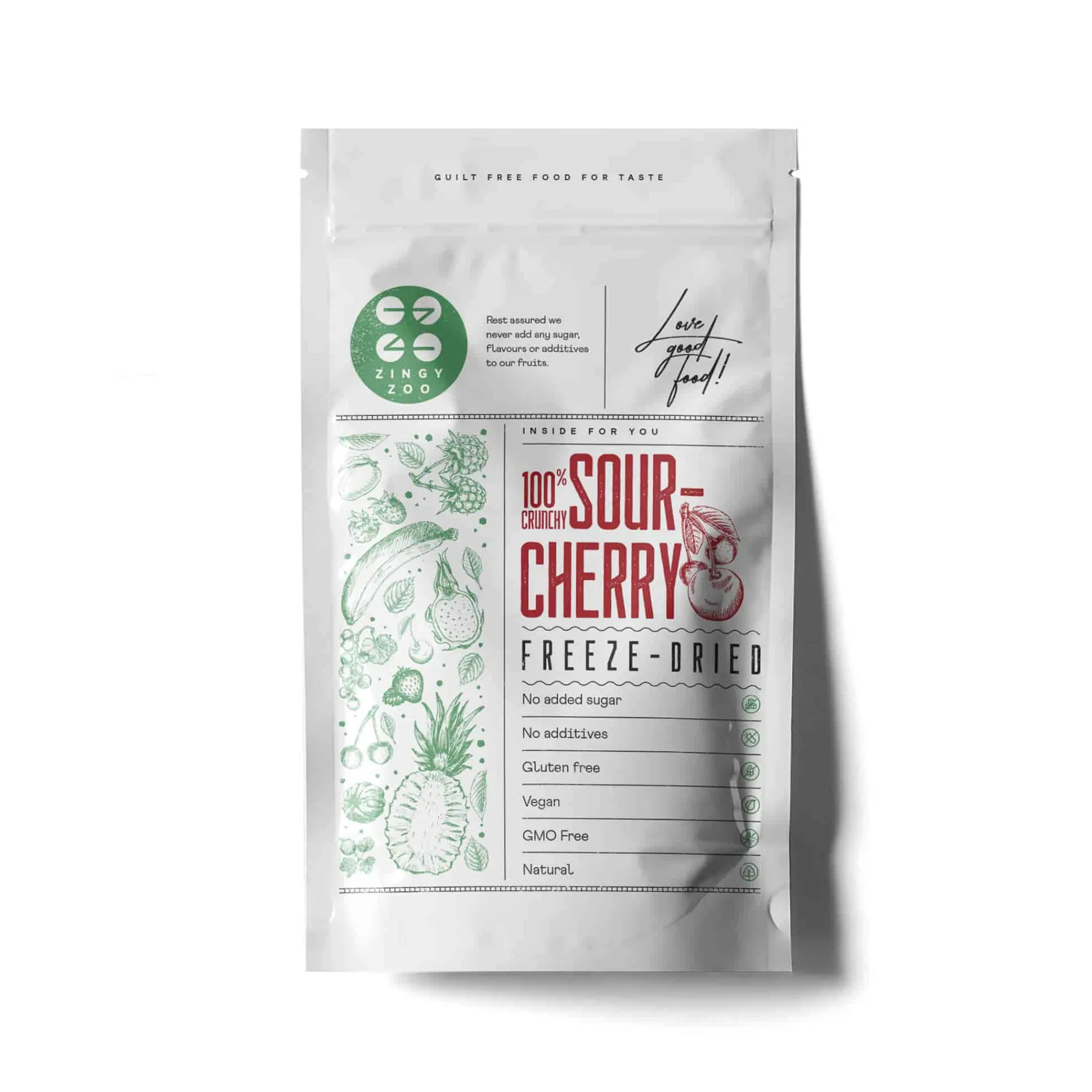Freeze Dried Sour Cherry Pieces, 100g Ingredients Brands|Baking Ingredients