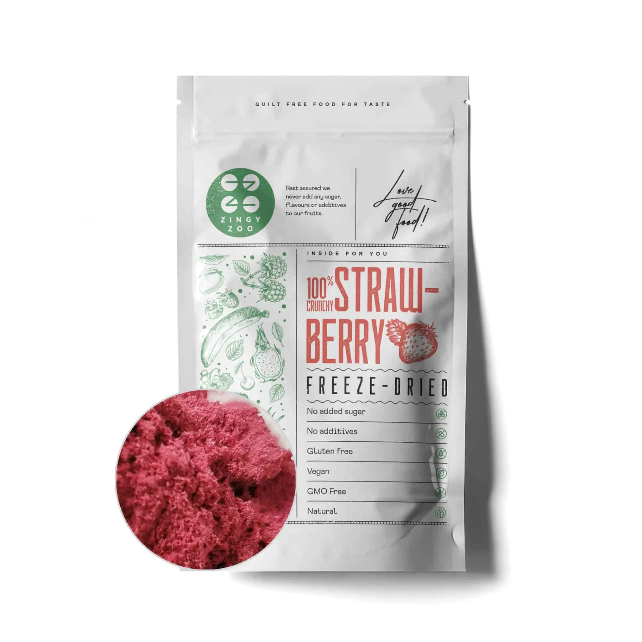 Clearance Freeze Dried Strawberry Powder, 100g Ingredients Brands|Baking Ingredients