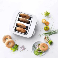 Online Enfinigy Silver Toaster, 4 Slot Kitchen Electricals