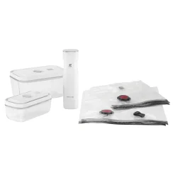 New Fresh & Save 7 Piece Vacuum Starter Set with Pump, Glass Storage & Bags Tableware Brands|Food Storage & Containers